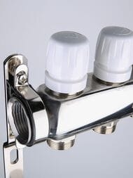 Коллекторная группа VALTEC  6 выходов, 1"х3/4" без расходомеров, нержавеющая сталь VTc.588.EMNX.0606