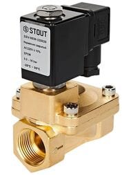 Клапан соленоидный STOUT 3/4", 220В, непрямого действия, нормально закрытый SSV-0030-220020