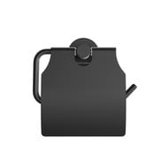 Бумагодержатель Kerama Marazzi Изола настенный, черный матовый IS.07.KM.BLK.M