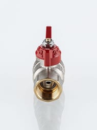 Кран шаровый VALTEC BASE-ГОСТ полнопроходной с рукояткой-бабочкой DN20 PN40 3/4" ВН VT.218S.N.05