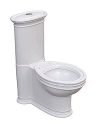 Унитаз-компакт Caprigo Armonia 390х720х800 белый, без сиденья, выпуск в стену, с арматурой 5813