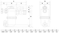 ������-���������� VALTEC Dirstop 3/4" � ����������� ��������,  VT.380.B.05