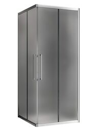 Душевой уголок ABBER Schwarzer Diamant AG02100MH (1000х1000х1950) квадрат, стекло 6мм матове/хром