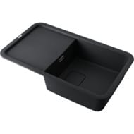 Мойка Omoikiri TASOGARE 86-BL (860х510210) врезная, артгранит, цвет черный 4993469