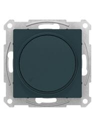 Светорегулятор (диммер) Systeme Electric ATLASDESIGN поворотно-нажимной 630Вт изумруд ATN000836