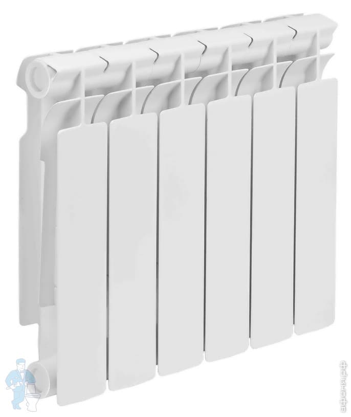 Радиатор биметаллический, 10 секций TENRAD BM 500/80, 1610 Вт | Афоня ...