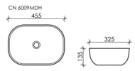 �������� ��������� Ceramicanova Element 455�325�135 �������������,������ �������� ������� CN6009MDH