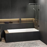 Шторка на ванну RIHO VZ SCANDIC NXT X108 (650x1500) правая, чёрная G001136121