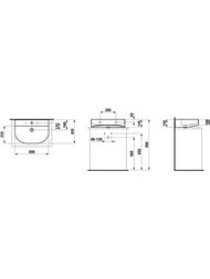 �������� ��������� Laufen SONAR (600�420�140) 1 ��������� ��� ���������, ����� 8.1634.2.000.104.1