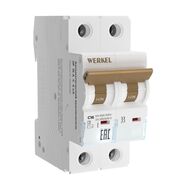 Автоматический выключатель 2P 16 A C 6 кА Werkel W902P166