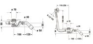 ����-������� DURAVIT ���������-�������� � �������, ��� ���� � ������� ��������, ���� 792203000001000