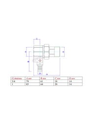 ���� ���������� VALTEC 1"�-1"� � ��������, VT.537.N.06