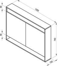 ���������� ���� RAVAK MC STEP 1000�740�150 � ����������, ����� ��������� ��� X000001421