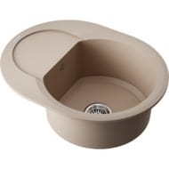 Мойка Omoikiri SAKAIME 60E-SA (600х470х220) врезная, тетогранит, бежевая 4993122