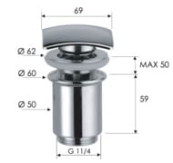 ������ ������ � ��������� 1 1/4 Remer 905SCC114, ����