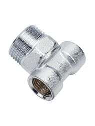 Тройник концевой FAR 1"Нх1/2"Вх1/2"В для коллекторов, хромированный, FK 4061 112 — миниатюра 1