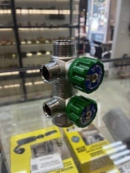 Уценка! Коллектор регулируемый FAR 3/4"ВН на 2 отвода 1/2"EU FK 3821 3412UN - уценка. — изображение 2
