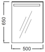 ������� Jacob Delafon PARALLEL EB1410 (500�30�650) �������, ���������, ������������ �����������