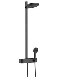 Душевая система Hansgrohe Pulsify 24240670 Showerpipe 260 2jet с термостатом, матовый черный — миниатюра 1