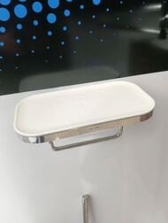 Уценка! Комплект аксессуаров AM.PM Func: стаканчик, дозатор, ёрш, бумагодержатель, цвет: хром