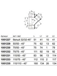 ������� Uponor HTP 32�32�45*, ��������������, ���������������, �����,  1051227