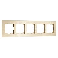 Рамка на 5 постов Werkel AluMax W0053511, шампунь