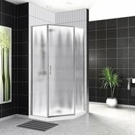 Душевой уголок BelBagno Uno (900х900х1950) UNO-195-P-1-90-CH-CR стекло шиншила/профиль хром