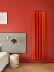 Радиатор стальной Empatiko Takt V S1 однотруб 472х536х95 12 сек бок.подкл, 742 Вт, Friendly Red