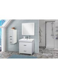 Зеркало AQUATON Соул 80 1A252702SU010 800x30x700 подсветка, touch-выключатель, система Anti-Steam