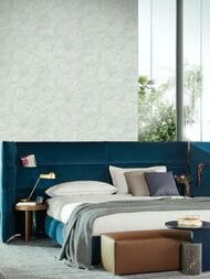 Обои виниловые на флизелине Decori&Decori Blumarine  5 (1,06х10,05) под мрамор, голуб 29056BM (рул.)
