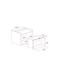 ������������� ���� TEKA Maestro ML 822 BIS R BLACK-SS (595�390�334) ����, 22 �, �����, ������ �����