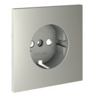 Накладка для розетки с заземлением Voltum S70 VLS000605, серебро
