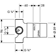 Hansgrohe ������� ����� ������������� Quattro 15930180