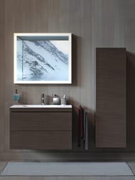 ������� Duravit L-Cube 800�700�67 � 4-��������� ����������, ������, ����� LC7381018180000
