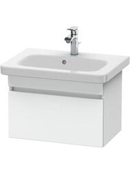 Тумба под раковину Duravit DuraStyle (580х398х368) подвесная ,1 ящик, цвет белый матовый DS637901818 — миниатюра 1