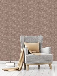 Обои флизелиновые Hygge V Nature Hg39 012 (1,00х10,05) листья, коричневые (рул.)