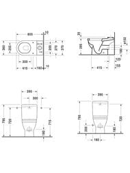 ������-������� DURAVIT STARCK 3 390�655�795 �����. ������, ������ ������ 0126090000+0920100005