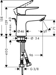 ��������� Hansgrohe Talis E 71700000 ��� �������� �� ������� ����������, ������������, ����