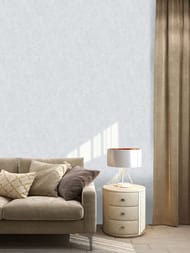 Обои виниловые на флизелине Grandeco Sentiment (1,06х10,05) штукатурка, светло-голубые A73908 (рул.)