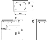 �������� Laufen INO 8.1730.2.000.109.1 (500�365�145) ��� ��������� ��� ���������, ����������������