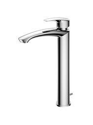 Смеситель для раковины TOTO GM однозахватный, высокий излив 244мм, донный клапан, хром TLG09305R
