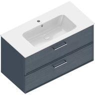 Тумба под раковину KERAMA MARAZZI GEOMETRICA Piano Classic подвесная 930х450х525 ясень синий матовый PIA.CL.95\BLU.M
