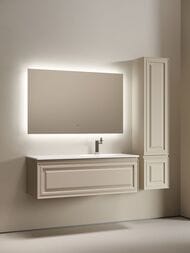 Тумба под раковину Sancos Very VR120RCE 1195х445х406 подвесная, правая, 1 ящик, цвет: Beige soft
