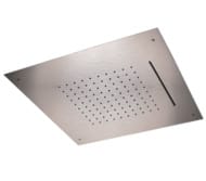 Верхний душ потолочный 50 см Remer INOX SS357SFS50C, нержавеющая сталь матовая