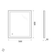 ������� BelBagno (500x30x600) � ���������� � ��������� ������������ SPC-GRT-500-600-LED-TCH