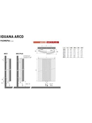 ������-�������� JAGA Iguana Arco H180 L51, 1366 ��, ����: ������-����� ARCW0.180051.001/MM/SP