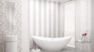Плитка настенная AZORI Mallorca Grey (315х630) белый+серый (кв.м.)