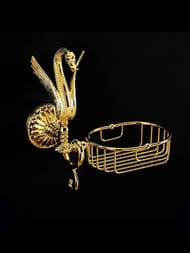 Migliore Luxor Решетка-корзинка настенная, золото 26135
