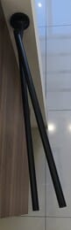 Уценка! DURAVIT Starck T Полотенцедержатель двойной (черный матовый) 0099414600
