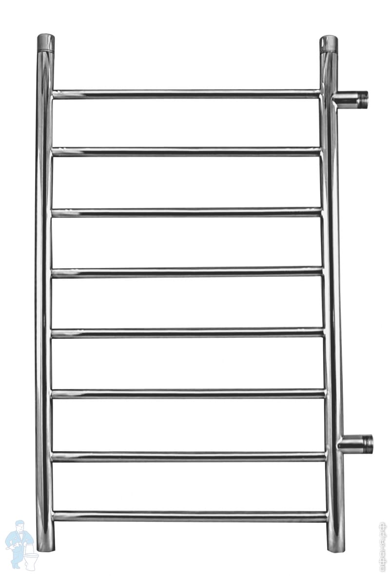 Полотенцесушитель Флагман \"Лесенка\" прямая 600х500 нерж. сталь, с ...